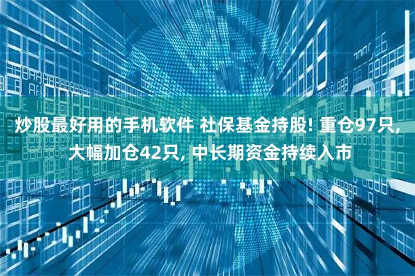 炒股最好用的手机软件 社保基金持股! 重仓97只, 大幅加仓42只, 中长期资金持续入市