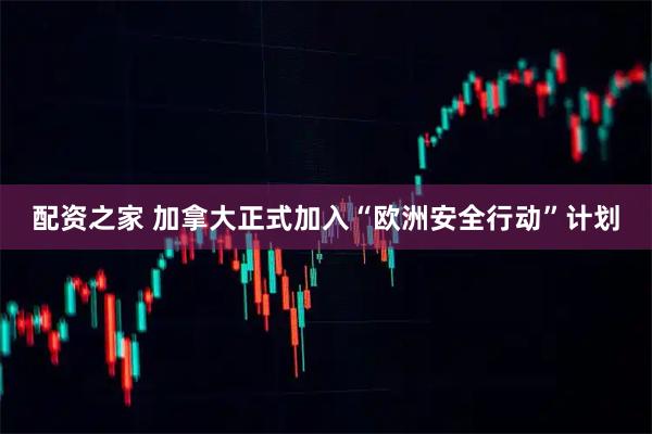 配资之家 加拿大正式加入“欧洲安全行动”计划
