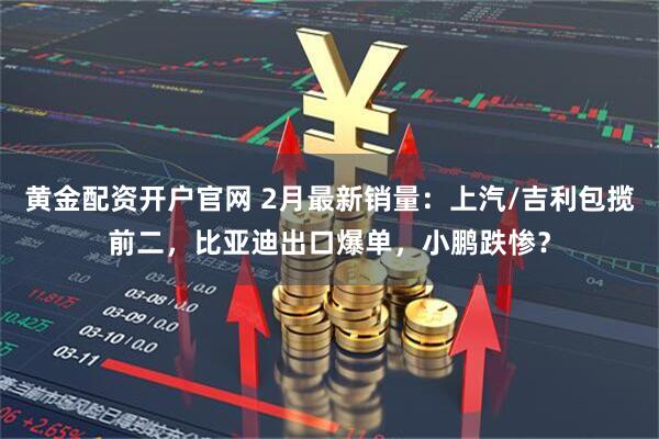 黄金配资开户官网 2月最新销量：上汽/吉利包揽前二，比亚迪出口爆单，小鹏跌惨？